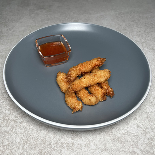 m Креветки в темпуре с соусом Чили