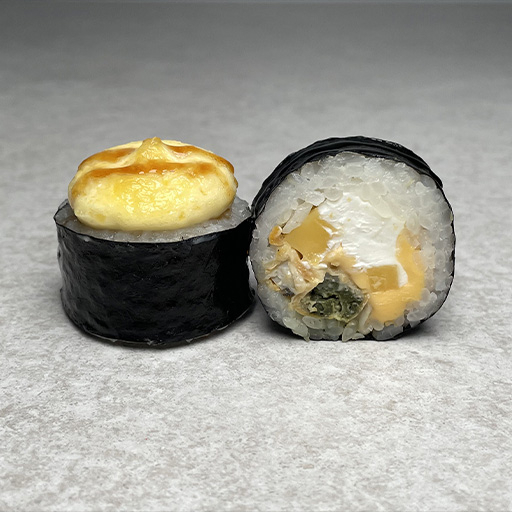 m Запеченный Мидии три сыра